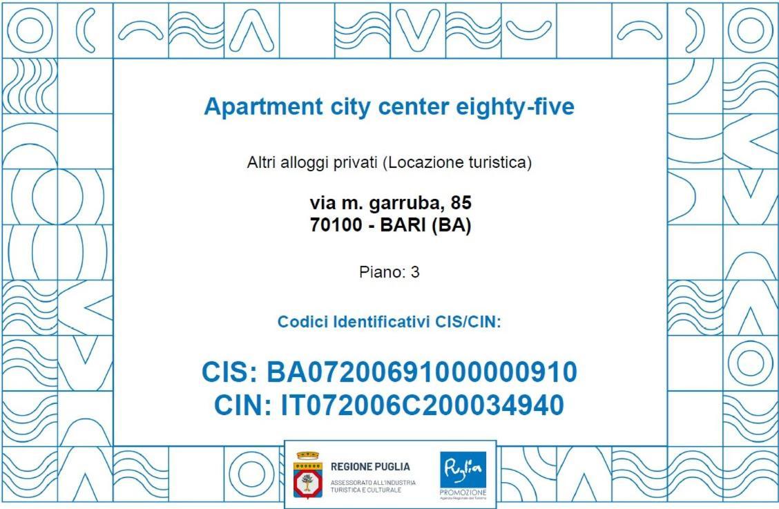 Apartment City Center Eighty-Five Bari Eksteriør billede